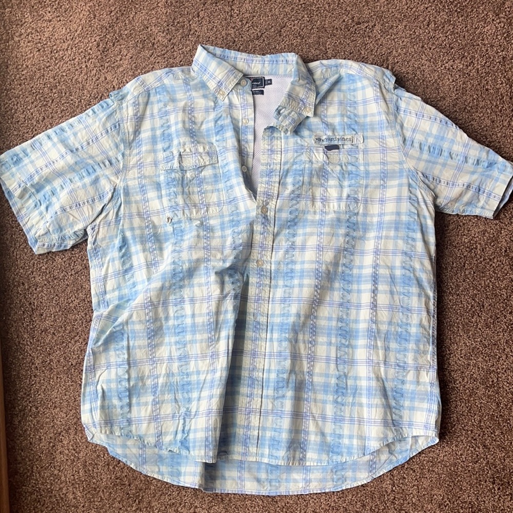 Vineyard Vines short sleeve Harbor shirt, Men’s XL